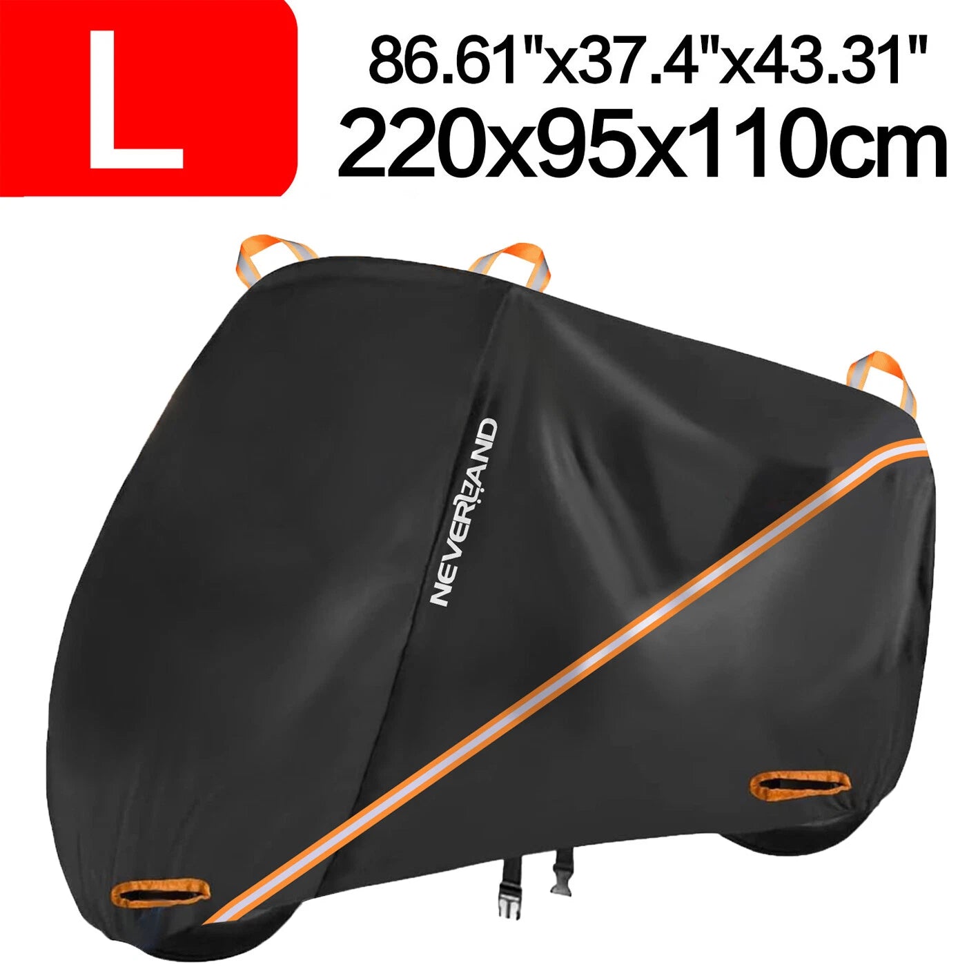 Heavy Duty Motorcycle Cover for Outside Storage (190T)