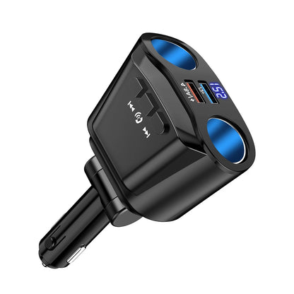 Digital LED Display Bluetooth Car Charger for Universal Use (12V/24V)