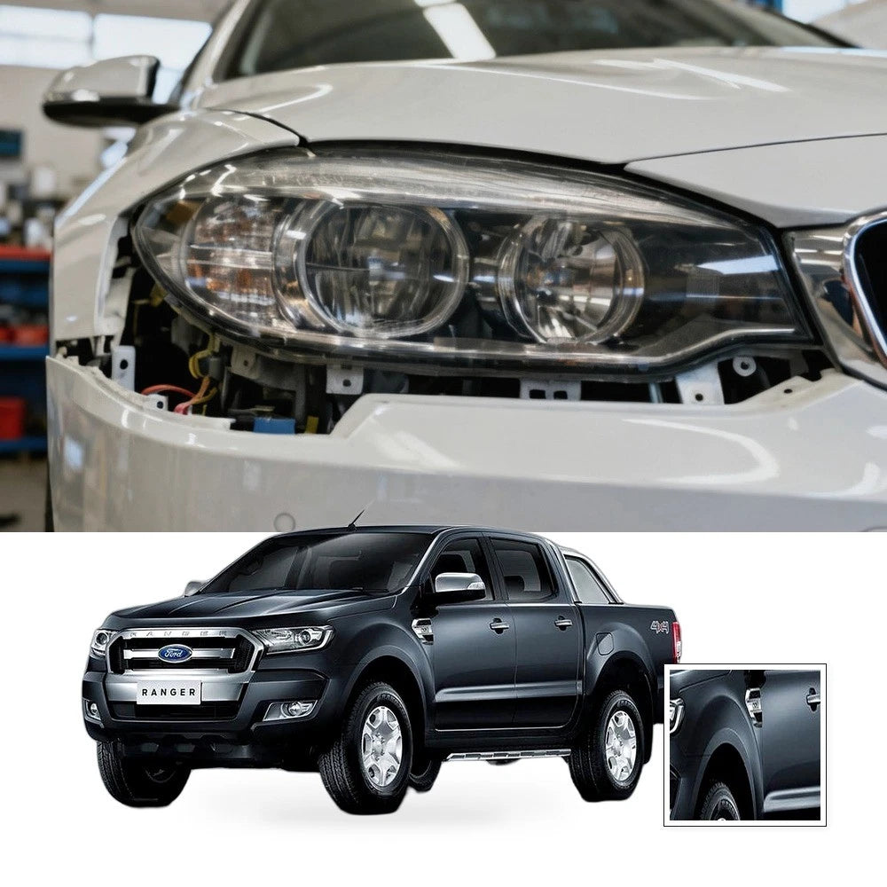 Front Fog Light Frame Cover for Ford Ranger (2015) Right Silver