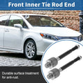 2 Pcs Front Inner Tie Rod End Links Replacement for Lexus LS430 (2001–2006)