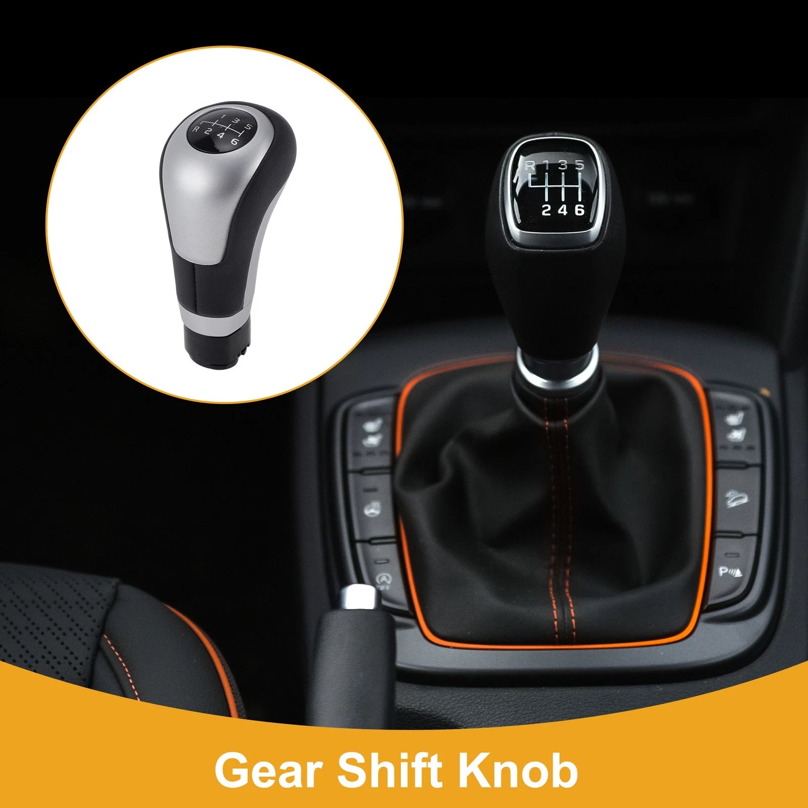 6 Speed Gear Shifter Knob Replacement for Mercedes-Benz A-Class W176 (2012–2018)