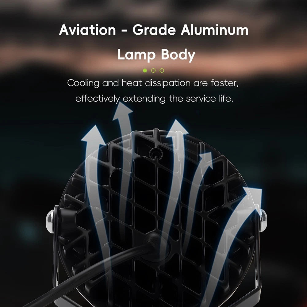 LED Motorcycle Auxiliary Fog Light Headlight Driving Lamp Easy Installation