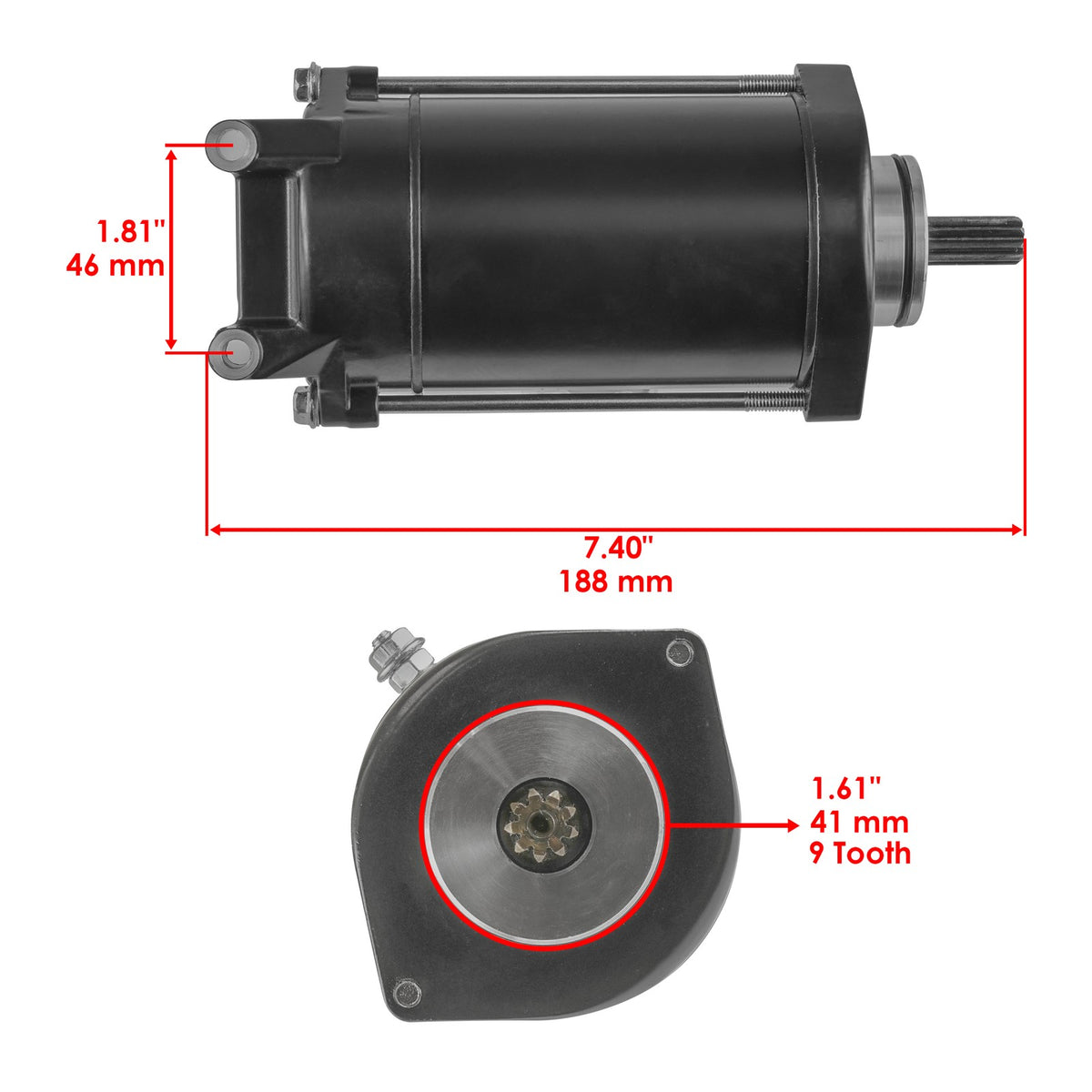 Starter Replacement for Kawasaki 650 (2003–2019)