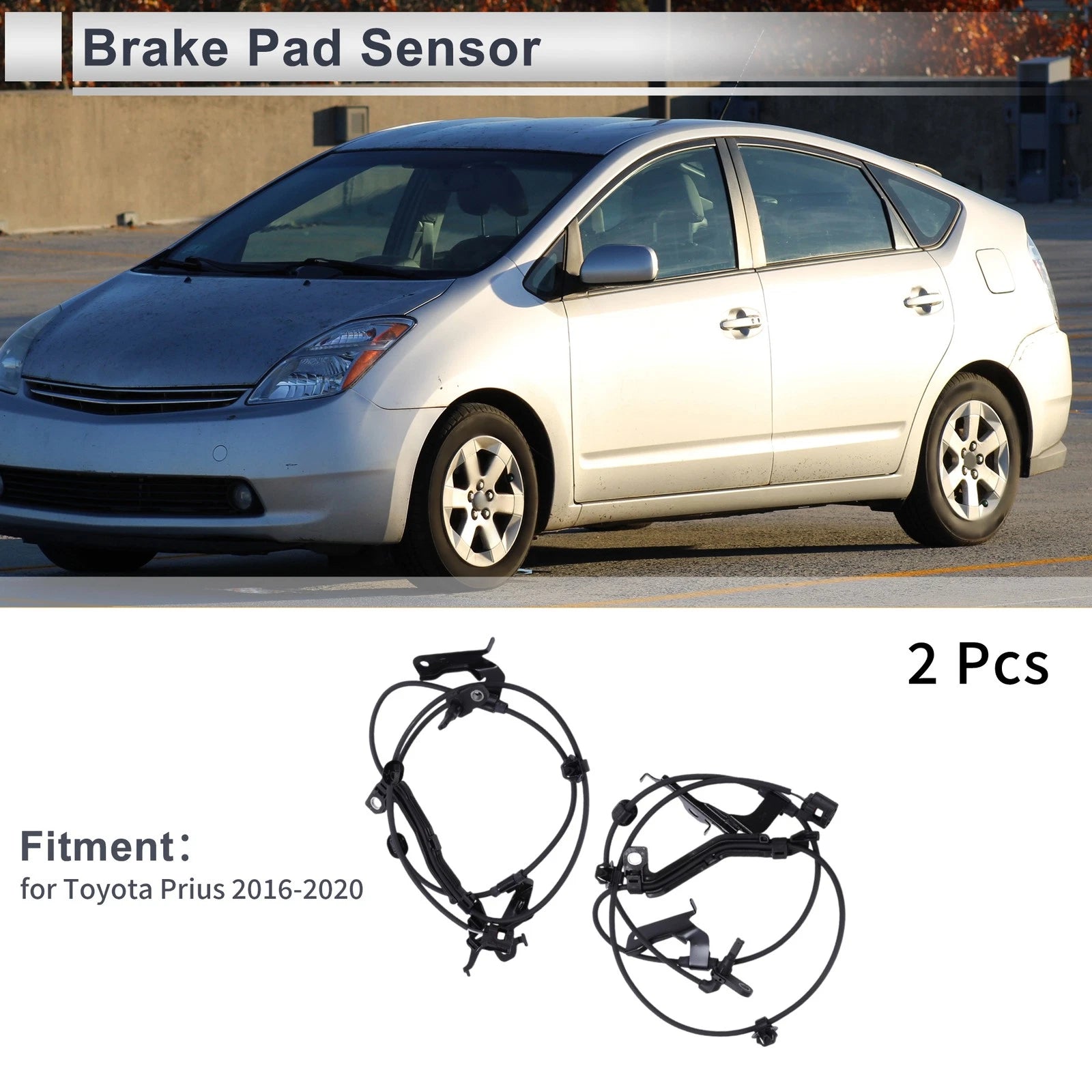 Front Brake Pad Wear Sensor Replacement for Toyota Prius (2016–2020)