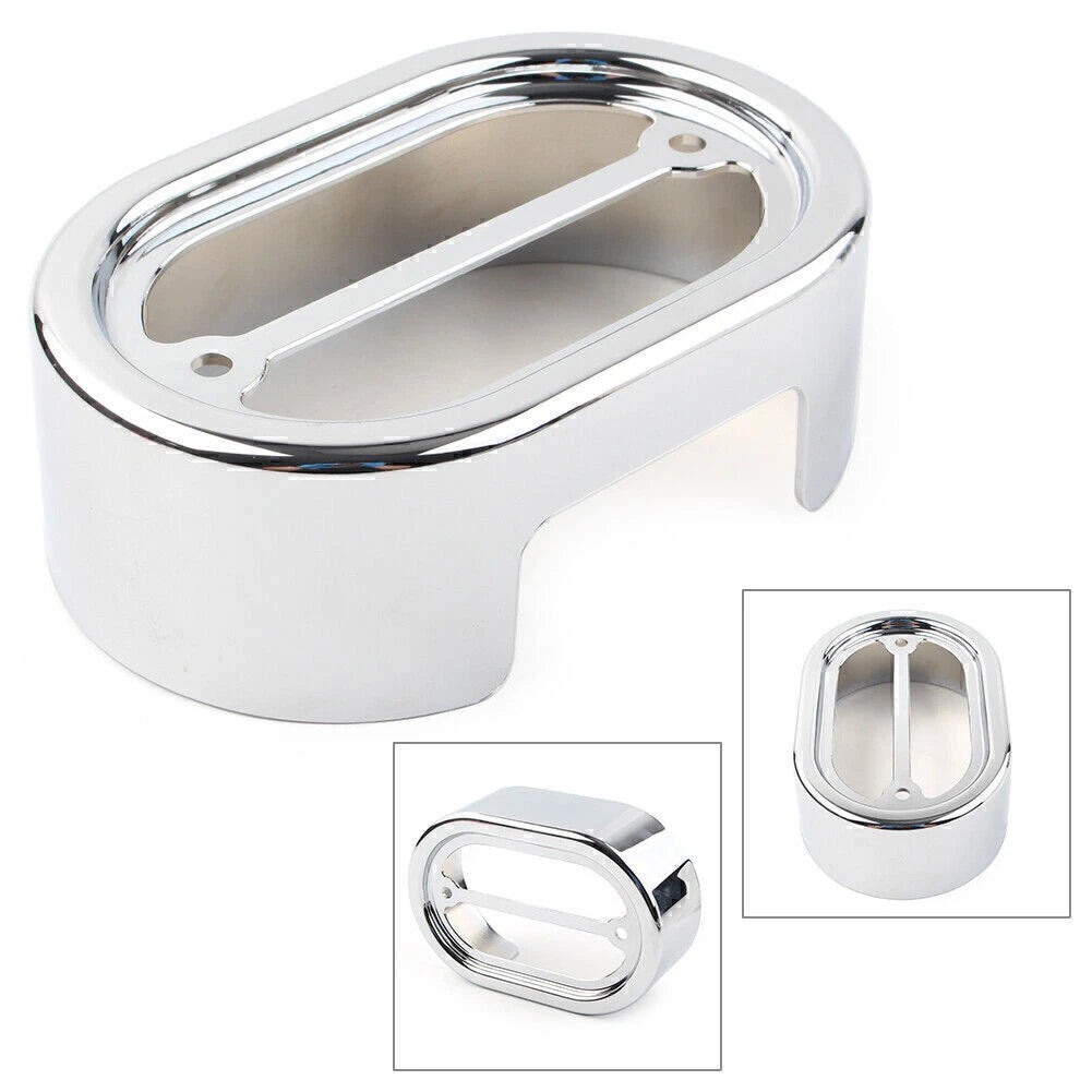 Chrome Drag Regulator Cover for Harley Softail FXST FLST FXSTD (2001–2006)