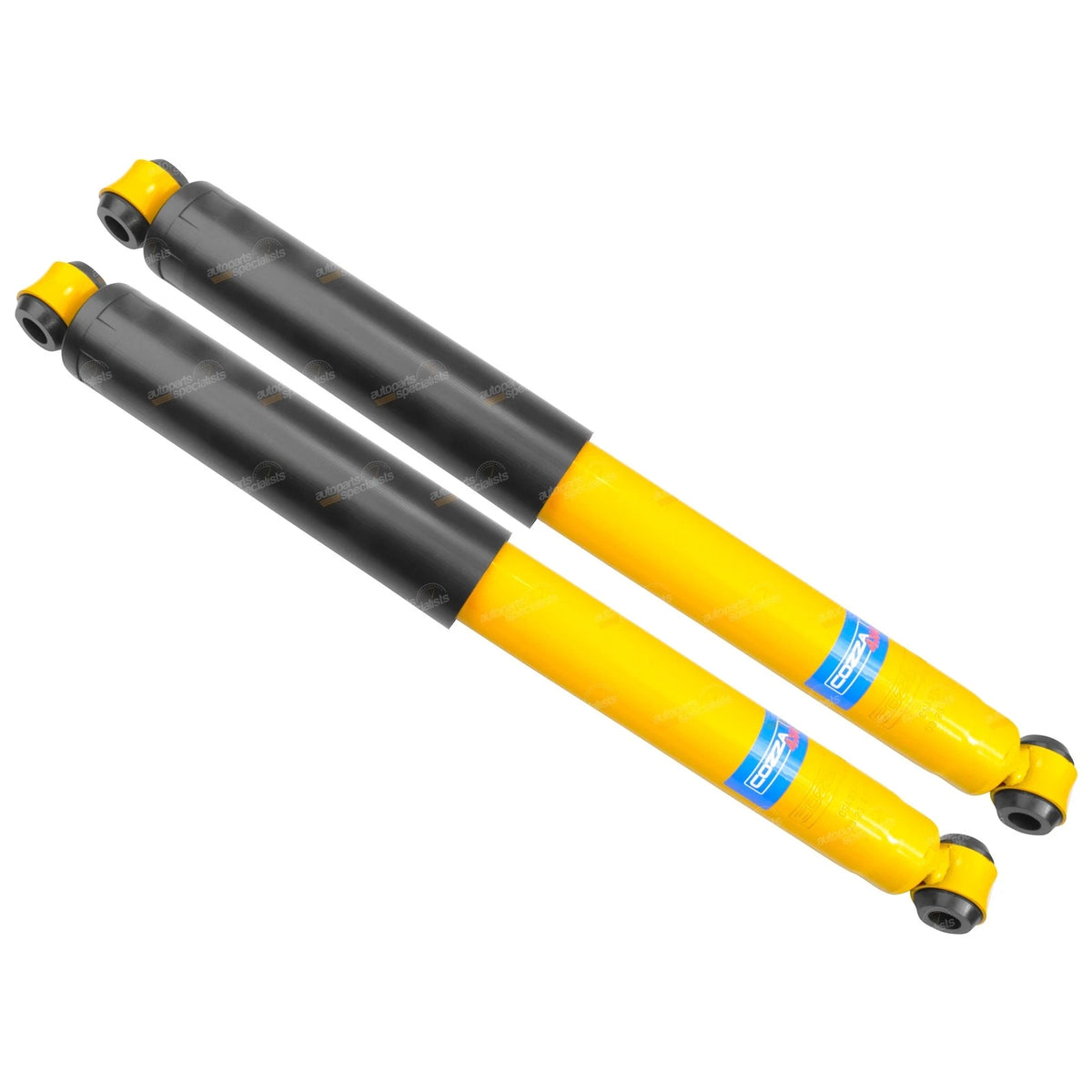 2 Rear Extended Travel Big Bore Gas Shock Absorbers for Hilux 4x4 (1983–2004)