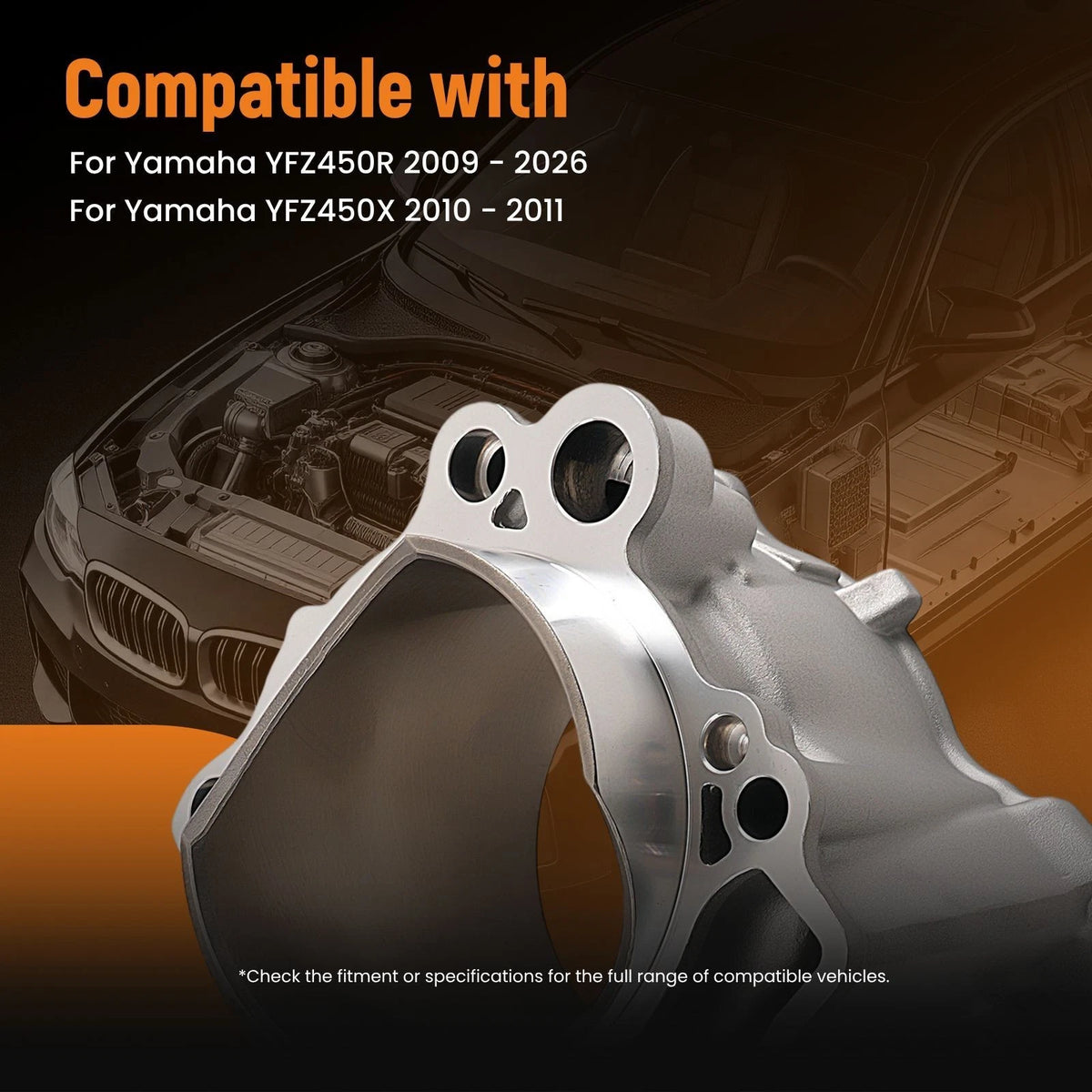95mm ATV Cylinder Piston Gasket Kit for Yamaha YFZ450R (2009–2026)