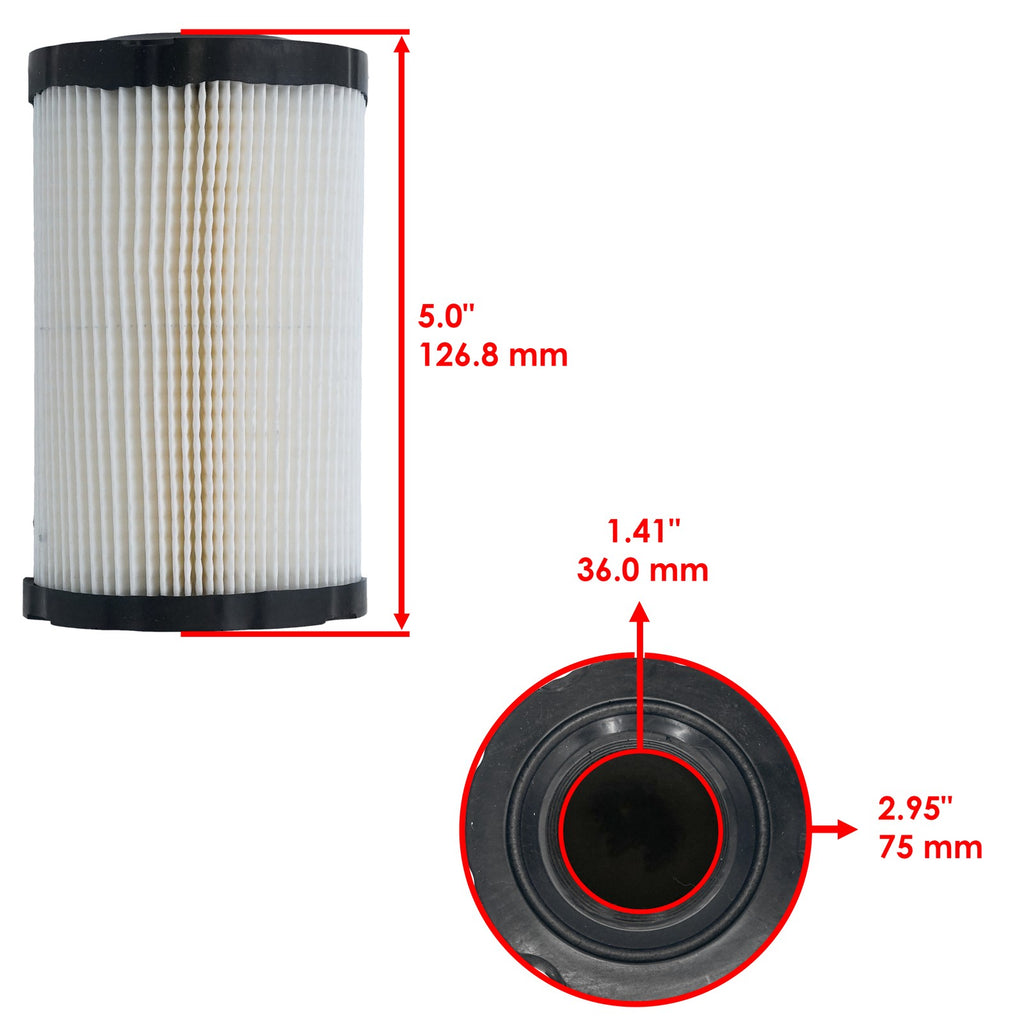 Air Filter Replacement for John Deere D100 D105 D125 D160 D170 (MIU14395)