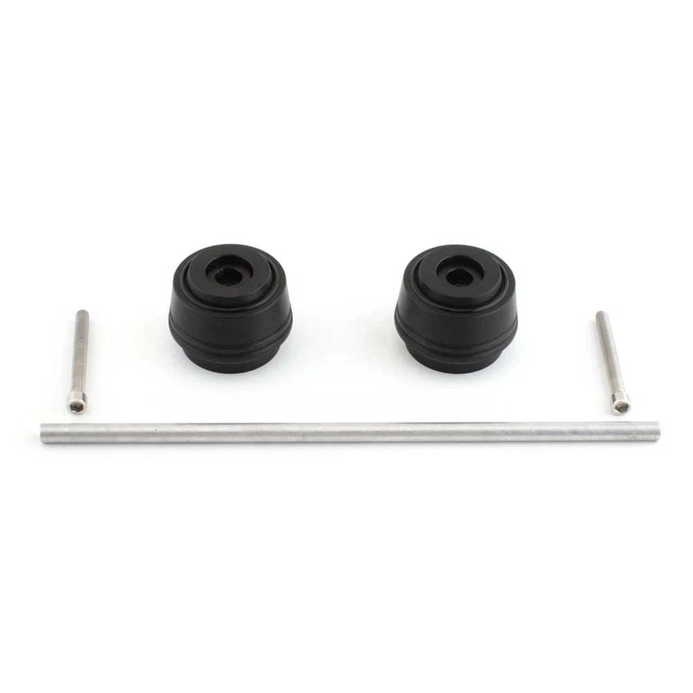 Front Wheel Axle Fork Slider Crash Protector for Zontes Shengshi 368 D E M (2019–2021) Black