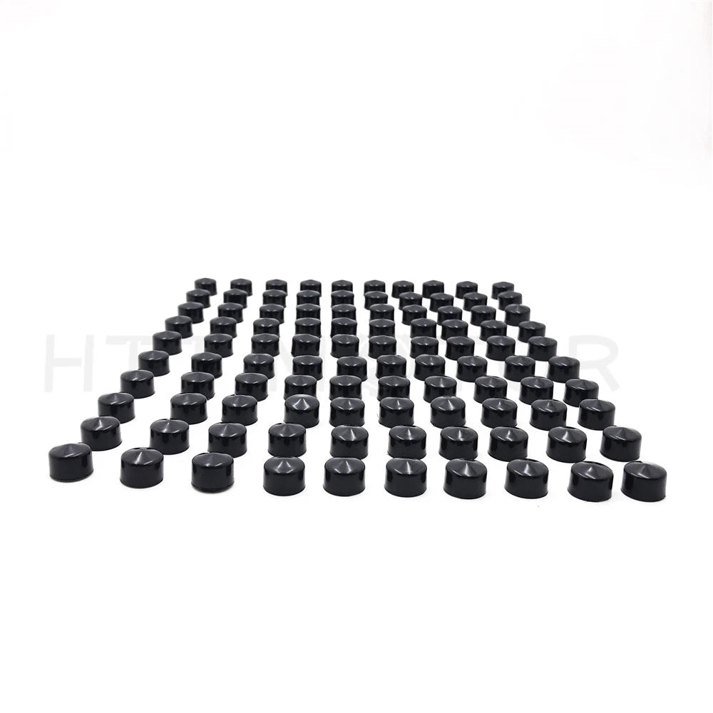 100 Piece Allen Socket Bolt Cap Dress Kit for Harley (Misc Hardware)