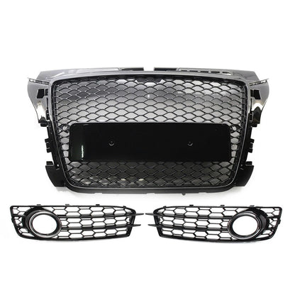 Front Bumper Grille Fog Light Cover for Audi A3 8P (2009–2012)