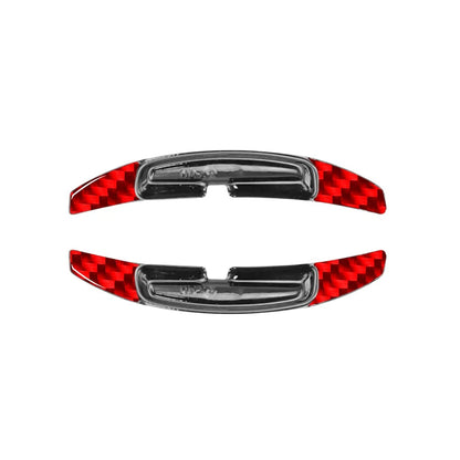 2X Red Steering Wheel Shift Paddle Extension for Porsche Macan 911 Panamera (2014–2023)