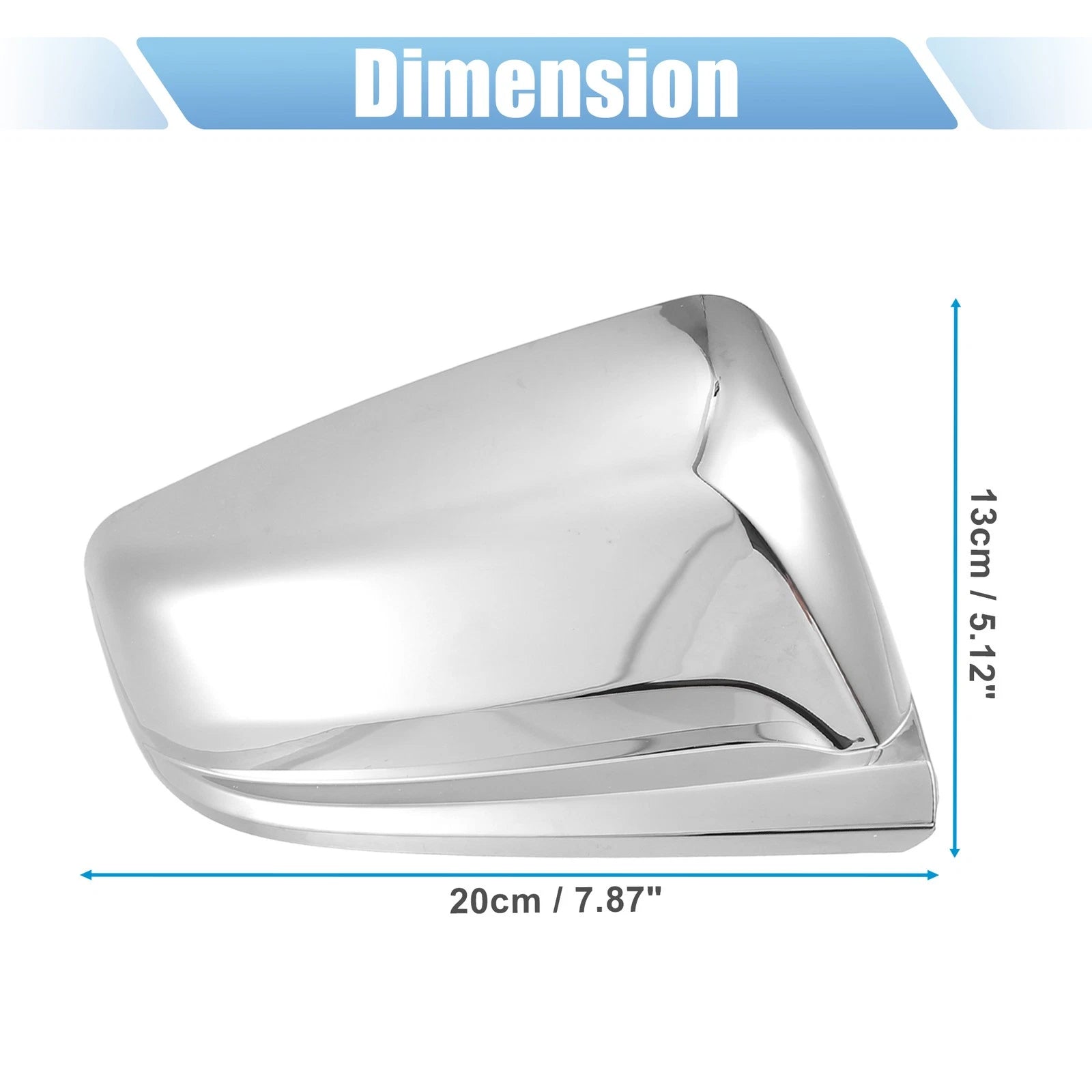 Mirror Cover Top Half Chrome Plated for Chevrolet Malibu (2016–2020)
