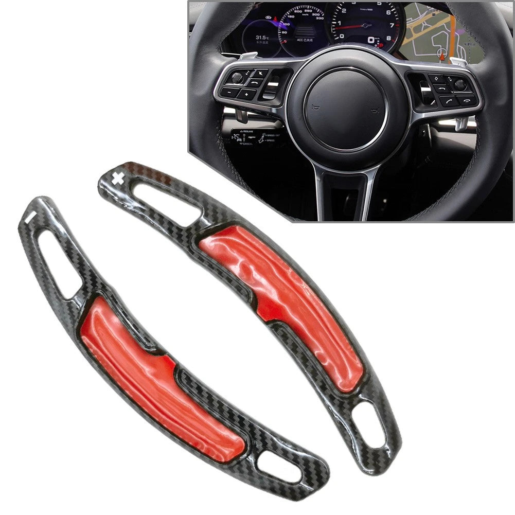 2X Steering Wheel Shift Paddle Shifter Extensions for Porsche Panamera (2016–2020)