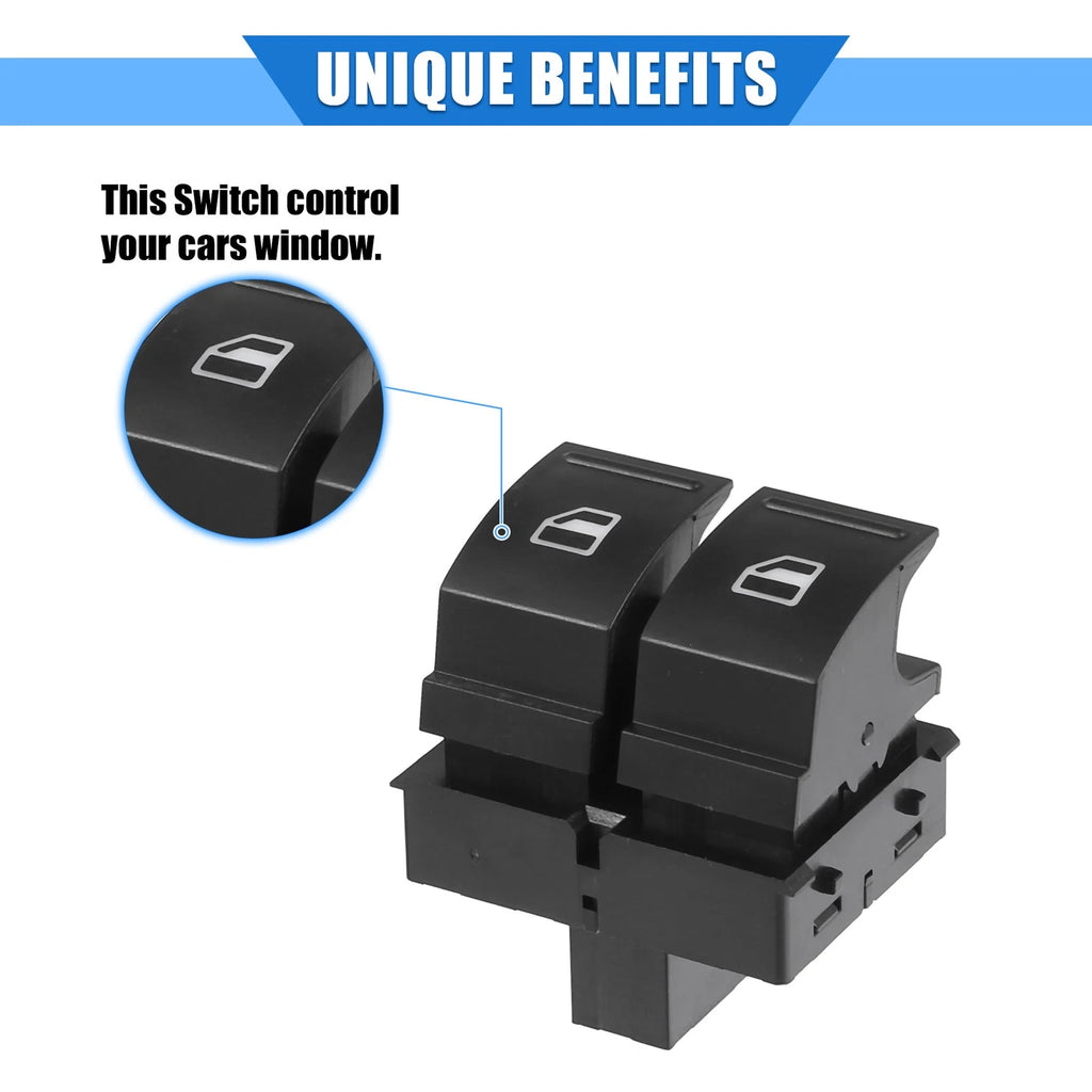 2X Window Control Switch for Skoda Roomster (2006–2015)