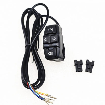 Motorcycle Headlight Horn Turn Light Switch for E-bike Scooter (Waterproof)