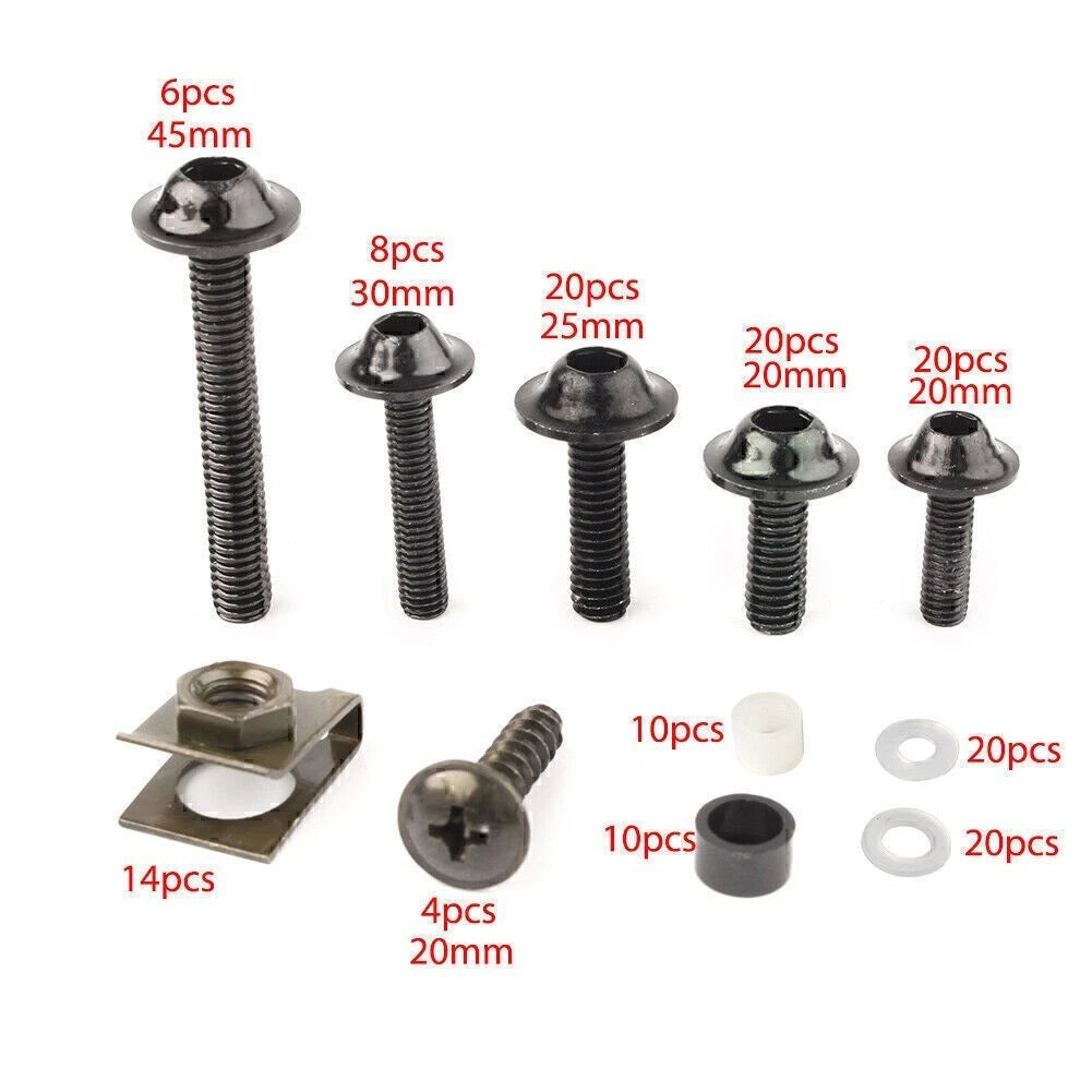 Complete Fairing Bolts Kit for Kawasaki (All Models)