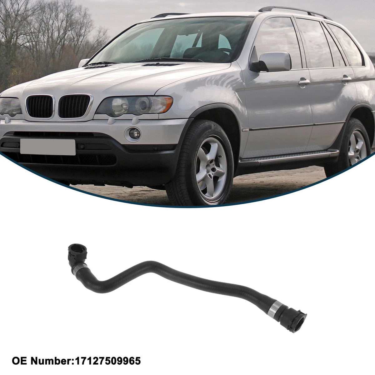 Radiator Hose Replacement for BMW X5 3.0i E53 (2004–2006)