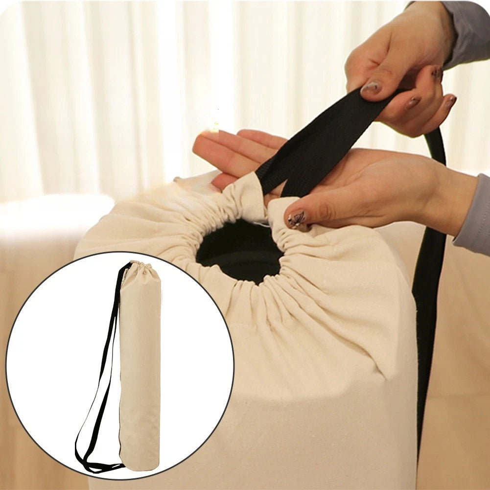 Breathable Canvas Yoga Mat Backpack Holder for 5.9x29.5in to 8.7x43.3in Mats