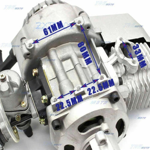 49CC 2 Stroke Pull Start Engine for Mini Motor Pocket Quad Bike (AU)