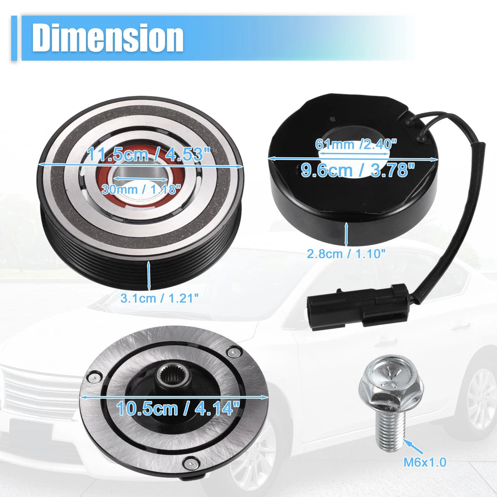 AC Compressor Clutch Kit Replacement for Dodge Durango (2004–2008)