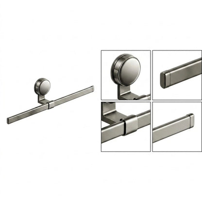 Reusable Suction Towel Rack for Universal Use (40x5x11.5cm)