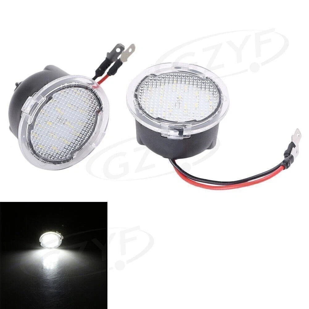 2X LED Side Mirror Puddle Lights for Ford F150 Raptor (2017–2023)