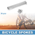 Bicycle Spokes 14G 240mm Carbon Steel Replacement for Mountain Bikes (n/a)