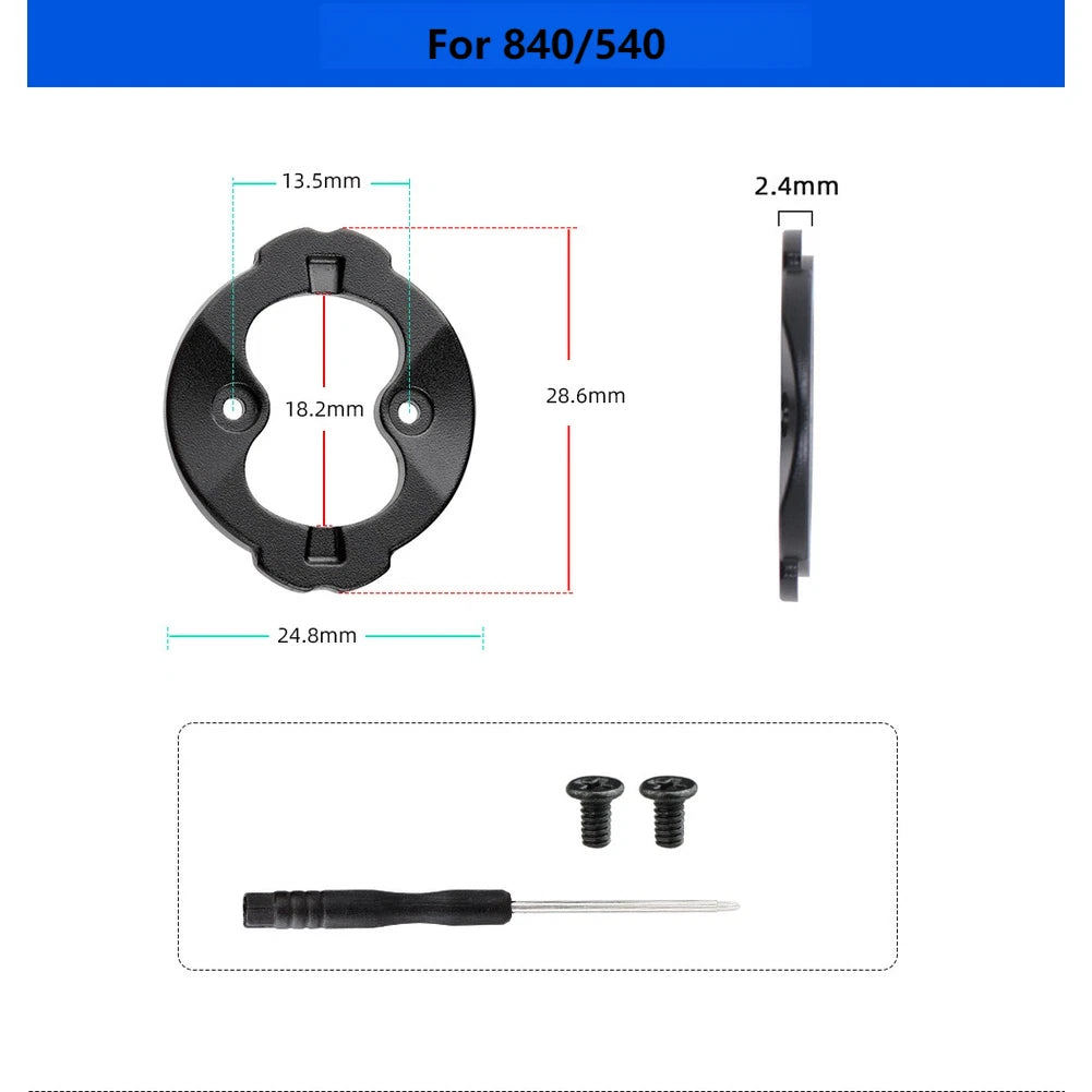 Aluminum Alloy Mount Adapter Insert for Garmin 540 840 1050 (2010–2023)
