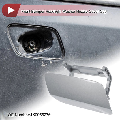 Front Right Washer Nozzle Cover Cap for Audi A6 (2019–2024) Gray