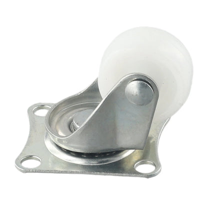 8X 1 Inch Rubber Ball Bearing Caster Wheels for Heavy Duty Trolley