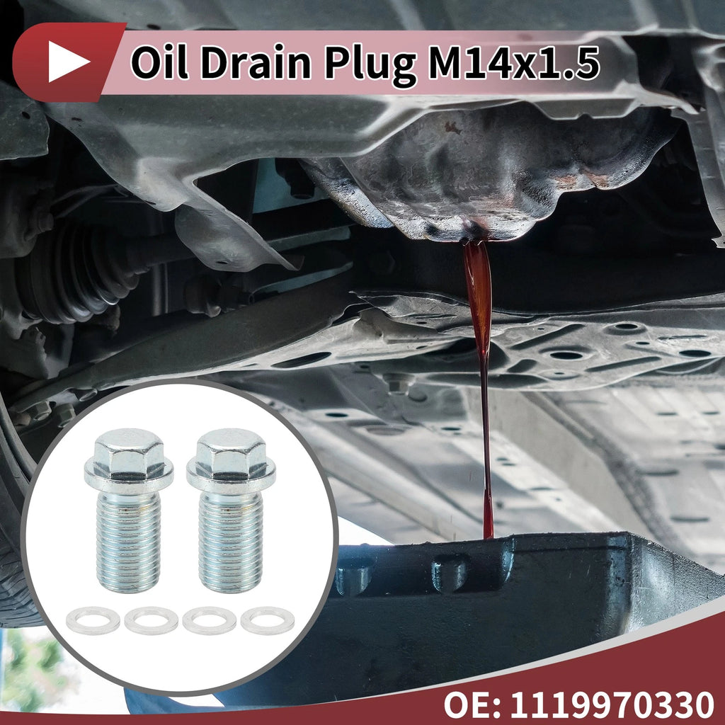 Oil Drain Plug Set for Mercedes-Benz Sprinter 2500 3500 (2010–2021)