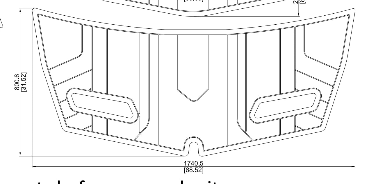 EVA Foam Teak Deck Flooring Pad for Mastercraft X10 (2015)