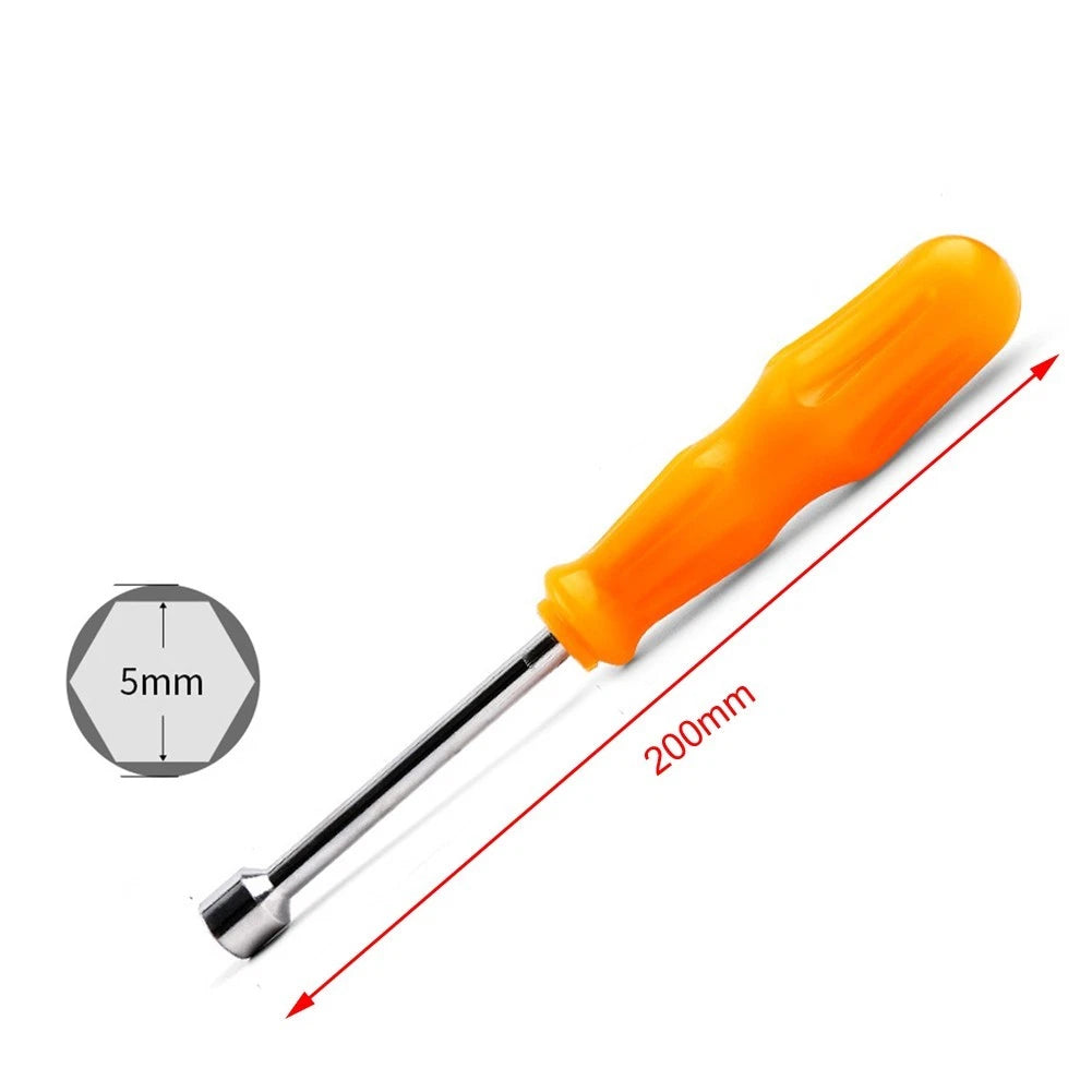 Screwdriver Socket Wrench Set 5/5.5/6/7/8/9/10mm for (190-200mm)