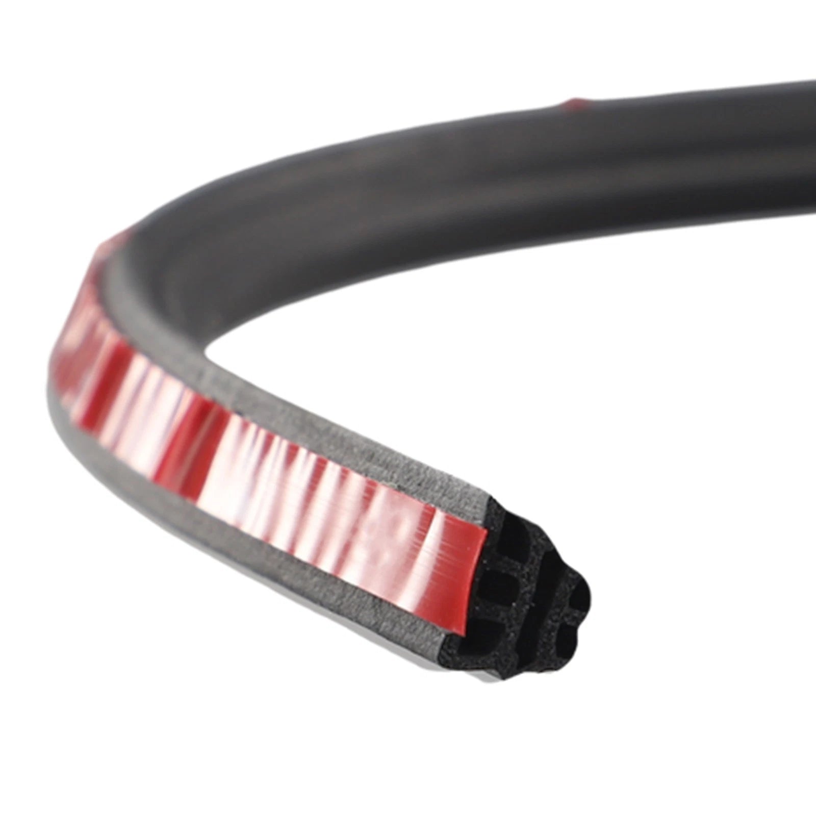 3-Layer Rubber Sound Insulation Door Seal Strip for
