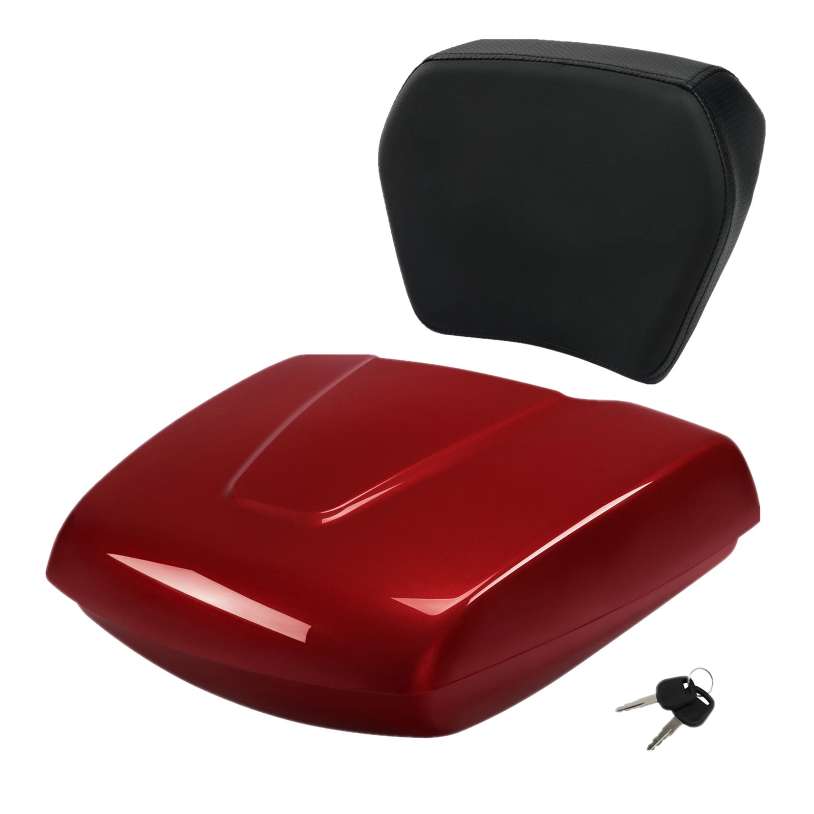 Low Profile Trunk Backrest Pad for Indian Chieftain (2014–2023) Ruby Metallic