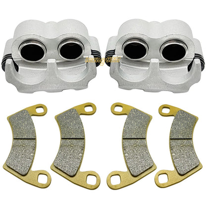 Front Brake Calipers & Pads for Polaris Ranger XP 570 800 900 1000 (2012–2020)