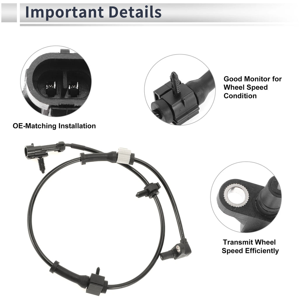 ABS Wheel Speed Sensor for Chevrolet Avalanche 1500 (2002–2006) Front Left/Right