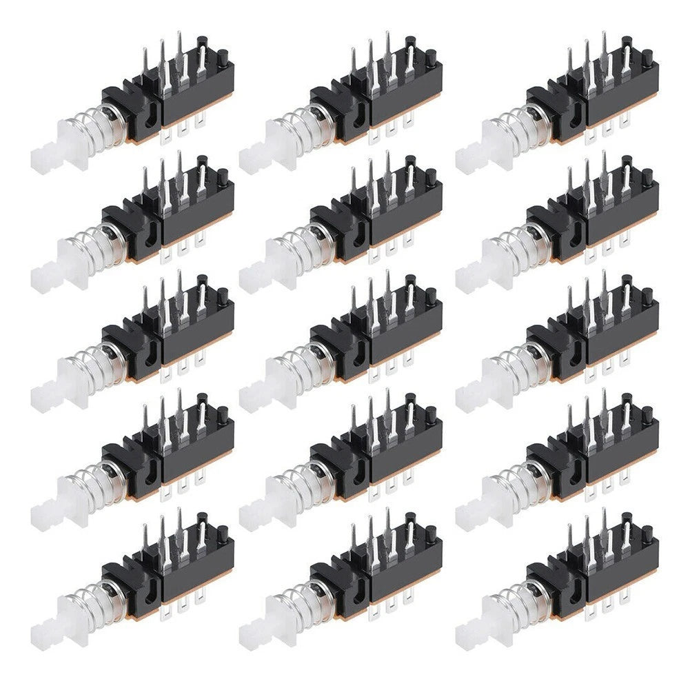 15pcs Push Button Switch 6 Pin for Automotive Applications