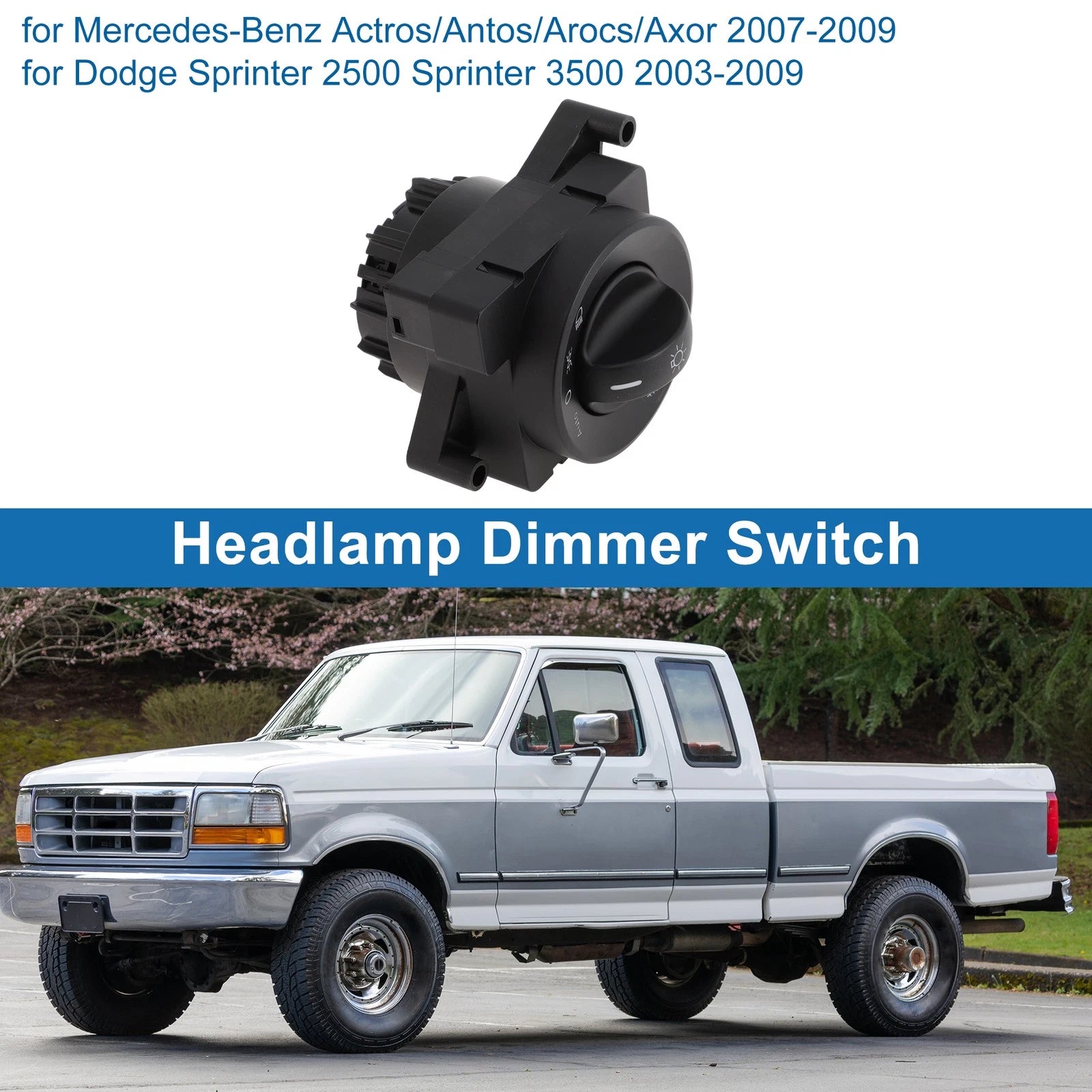 Headlight Switch for Mercedes-Benz Actros Antos Arocs Axor (2007–2009)