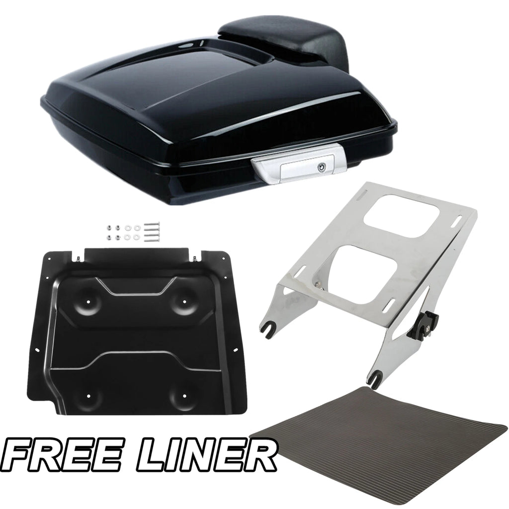 Razor Trunk Backrest Pad Mount Rack for Harley Touring Electra Glide (2014–2023)