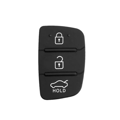 Silicone Key Button Pad for Hyundai Tucson, Creta (3 Buttons)