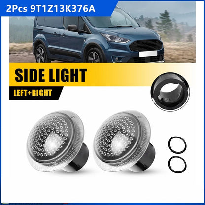 2Pcs Side Marker Light Housings for Ford Transit Connect (2010–2021)