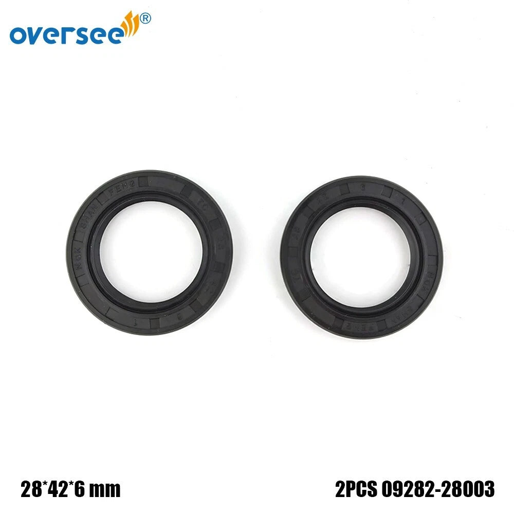 2X Oil Seal 09282-28003 for Suzuki Outboard 60-100HP (60-70, 90-100)