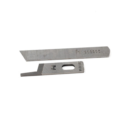 Set of 2 Upper & Lower Knives for Juki MO-6800 Series & Pegasus Overlock