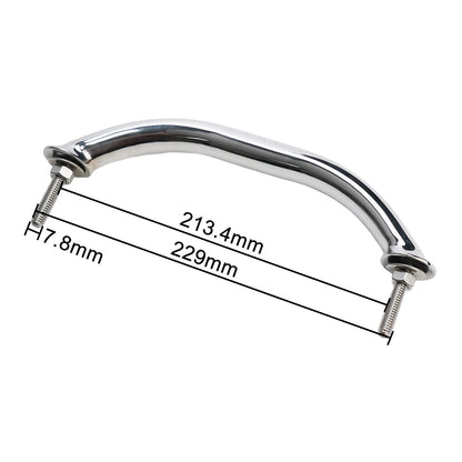 Boat Marine Hardware 8" Stainless Steel Polished Hand Rail Grab Handle