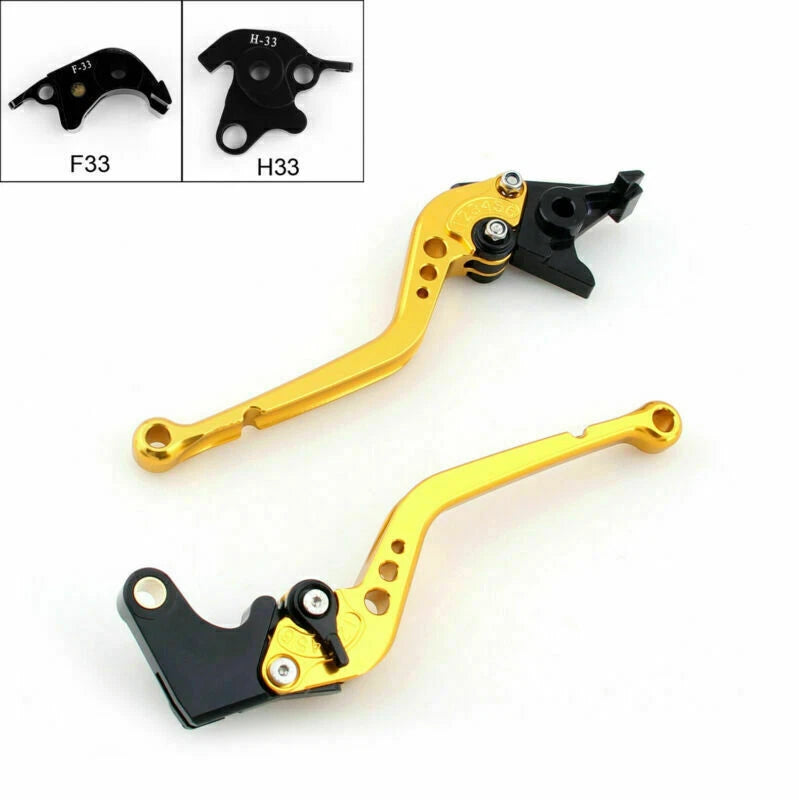 Long Brake Clutch Lever for Honda CB1000R (2008–2014) CBR1000RR (2004–2007) Gold