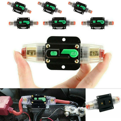1X 10A-100A AMP Circuit Breaker/Fuse Reset for Car Boat (12V-48V)