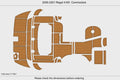 EVA Foam Teak Deck Flooring for 2000 Regal 4160 Commodore