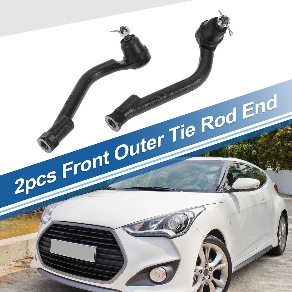 2pcs Front Outer Tie Rod Ends for Kia Sorento (2014–2015) Hyundai Santa Fe (2014–2015)